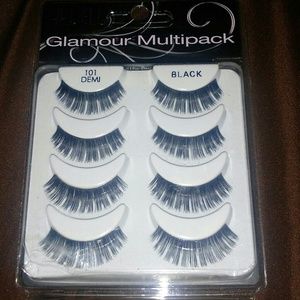 Ardell Glamour Multipack 4 Pair Lashes,101 Demi Bl